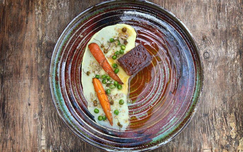 レストランの料理