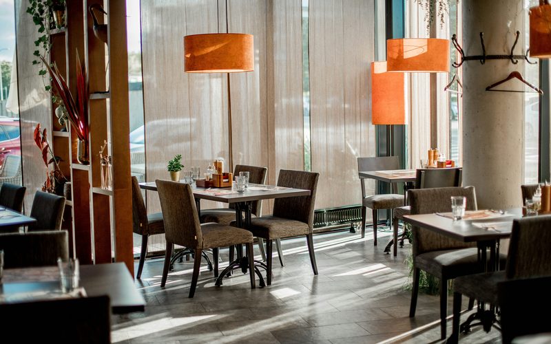 レストランの内装